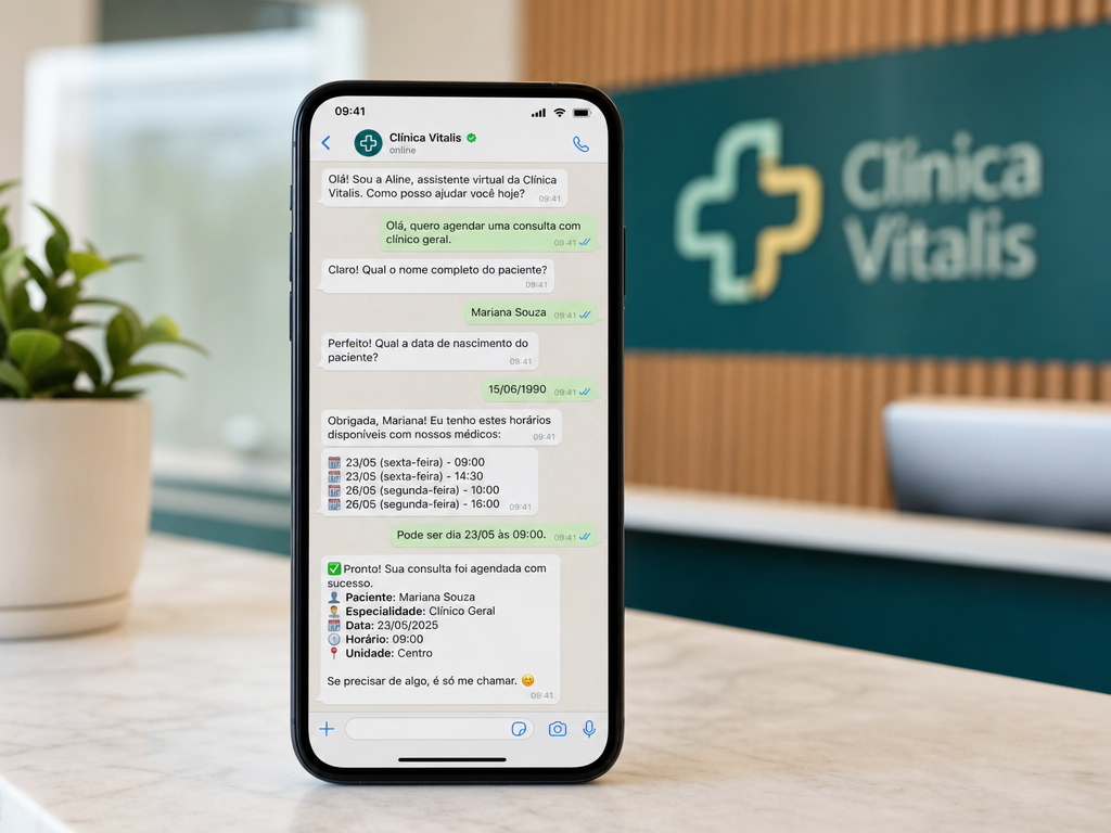 Agendamento automático por voz: como a IA agenda enquanto você atende