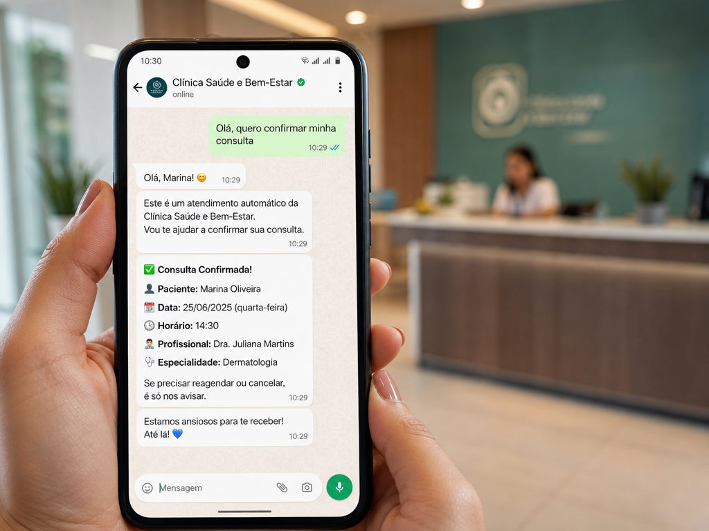 Automatizar WhatsApp na Clínica: Menos Faltas, Mais Receita
