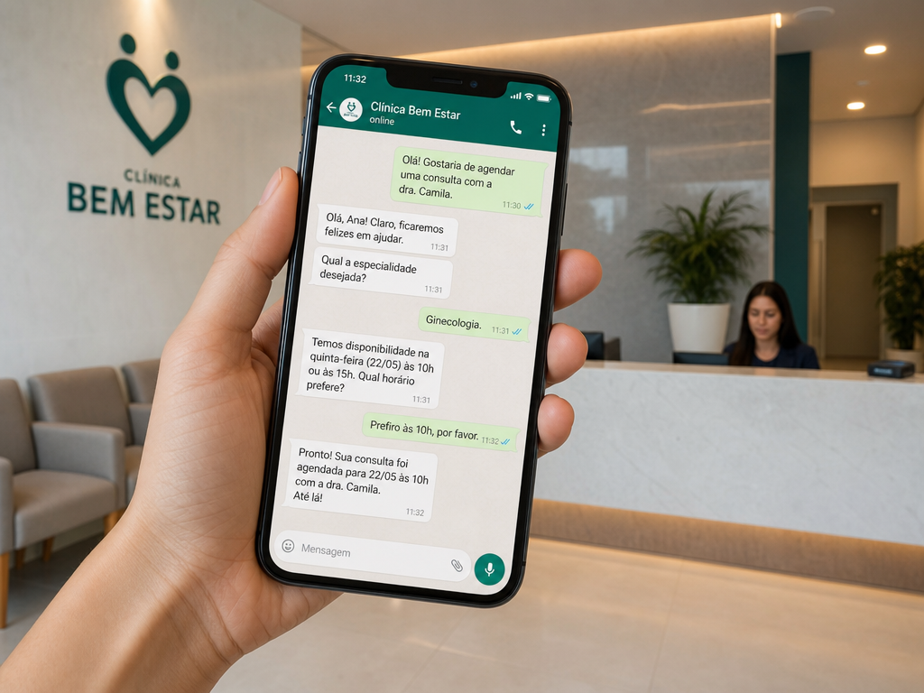 Chatbot para clínicas: como automatizar atendimento 24/7