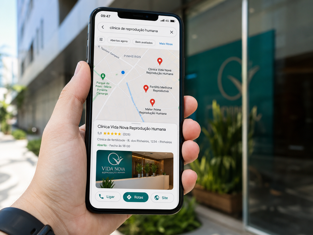 Paciente vai ao concorrente no Google: como sua clínica aparece primeiro
