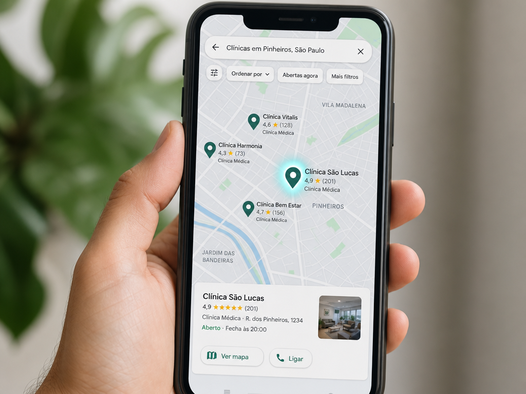 Como Aparecer Primeiro no Google Maps para Clínica sem Pagar Anúncio