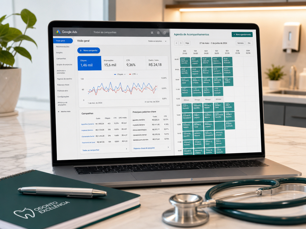 Como Aumentar Agendamentos da Clínica com Google Ads e Não Perder para Concorrentes