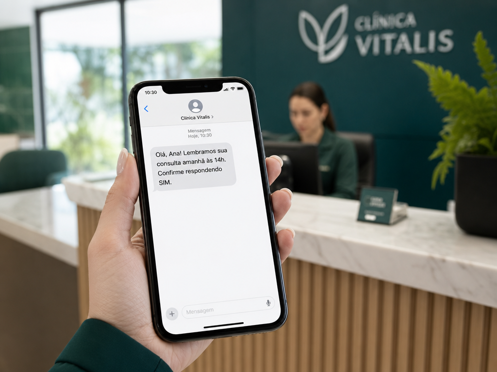 Como Reduzir No-Show na sua Clínica em até 80% com Confirmação por SMS