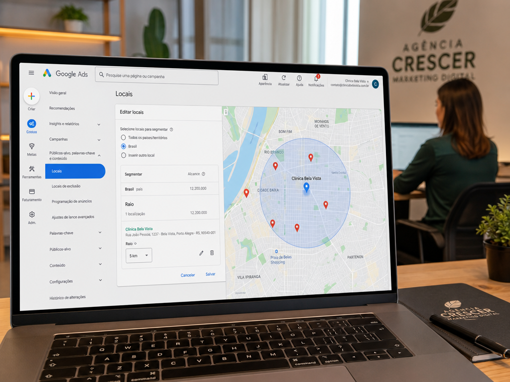 Como Usar Geolocalização no Google Ads para Atrair Pacientes Perto da Sua Clínica