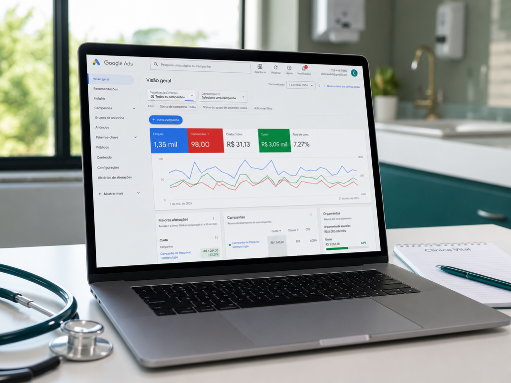 Google Ads para Clínica com Orçamento Pequeno: Sem Desperdiçar