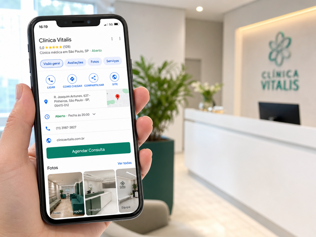 Google Business Profile para Clínicas: Como Triplicar Agendamentos