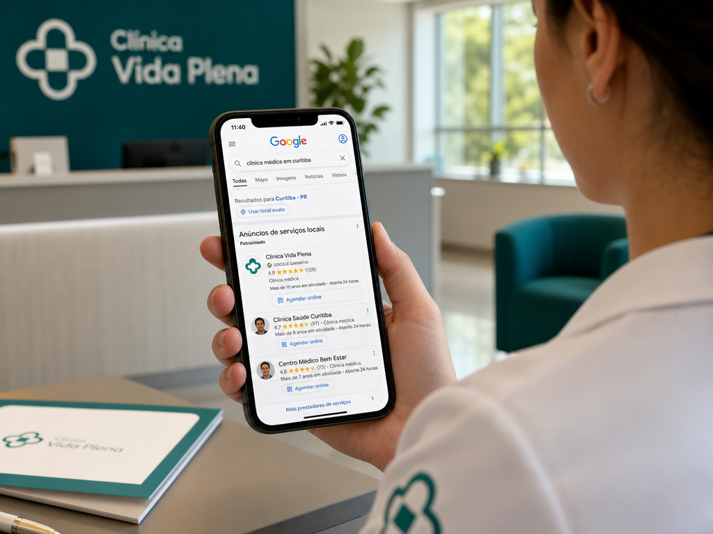 Como Aumentar Agendamentos com Google Local Services Ads para Clínica sem Desperdiçar Verba