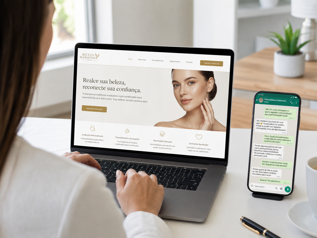 Landing Page para Clínica de Estética: Como Converter Mais Visitas