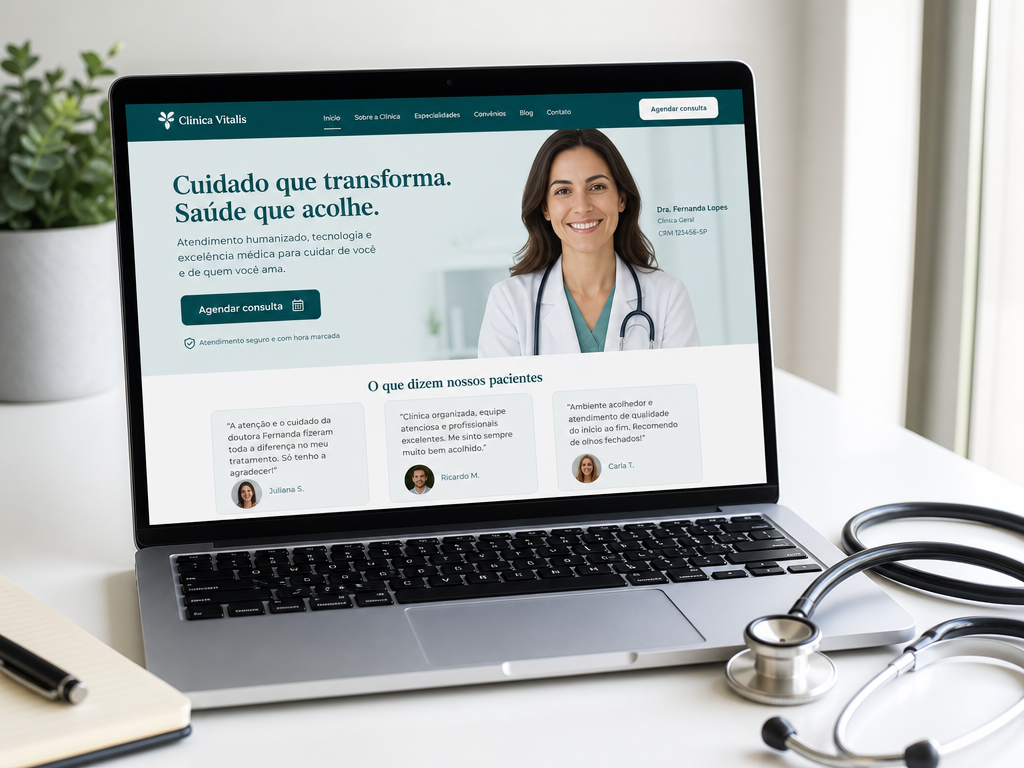 Landing Page para Clínicas: Como Transformar Visitantes em Agendamentos