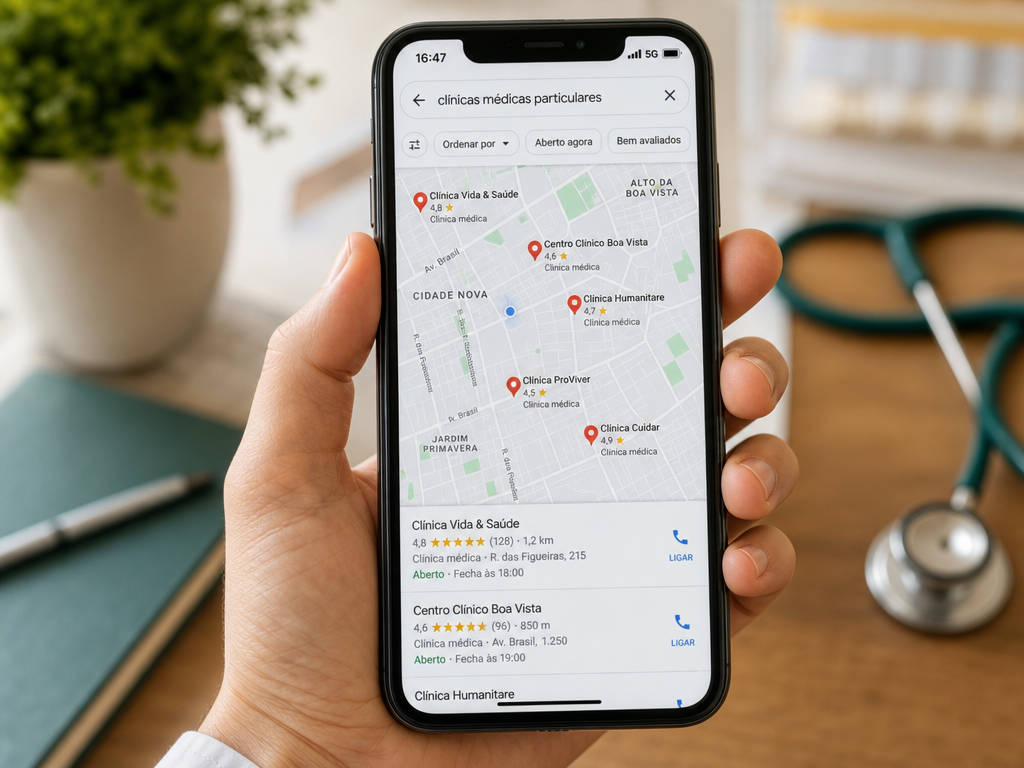 SEO Local para Clínicas: Como Aparecer no Google do Seu Bairro