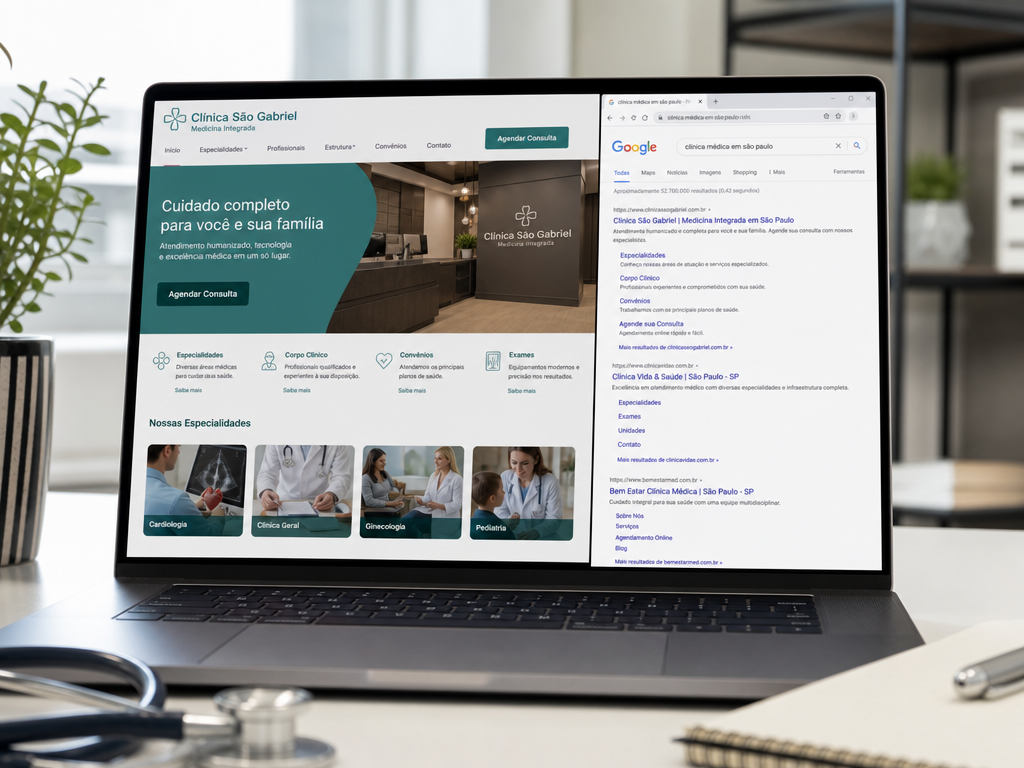 Site de Clínica: Estrutura SEO que Converte Visitantes em Pacientes