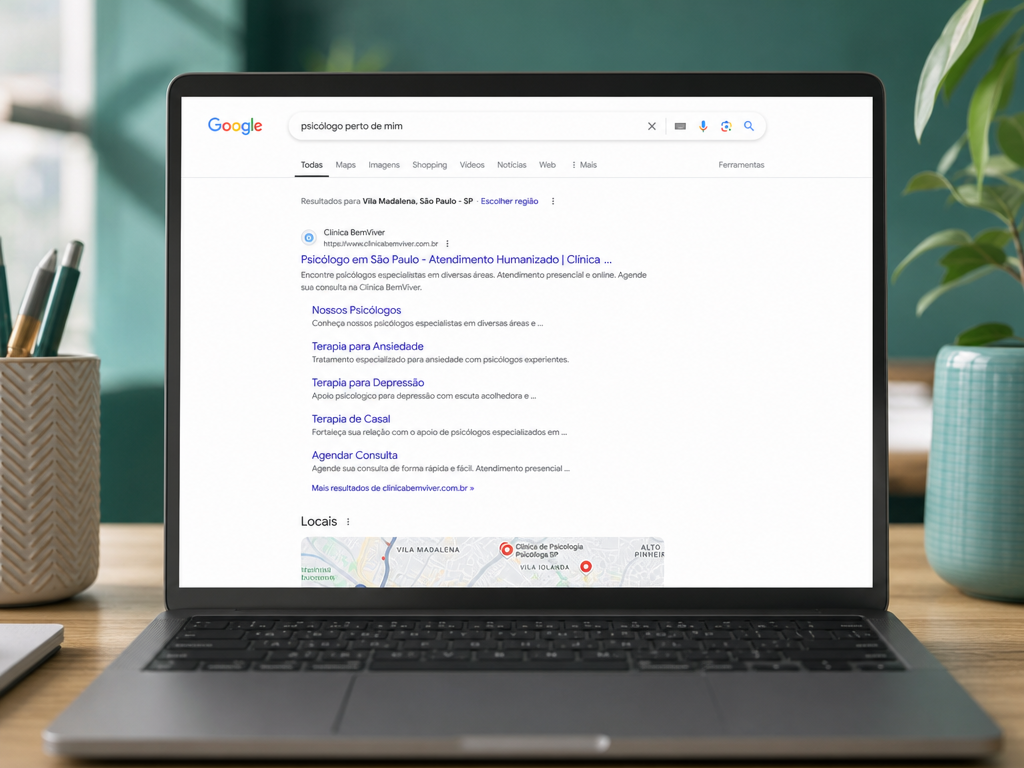 Site para Clínica de Psicologia: Como Se Destacar no Google