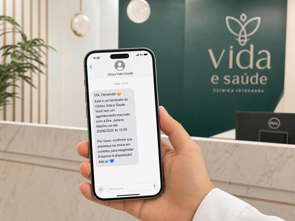 Como Aumentar Agendamentos com SMS Marketing para Clínica sem Gastar Errado